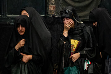 مراسم عزاداری در حسینیه سادات اخوی تهران