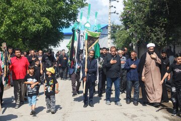 علم گردانی روستاهای مته کلا - پاشاکلا - لولاک - سنگ نیشت