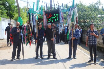 آیین تعزیه خوانی و دسته روی دهستان کِسلیان- سوادکوه