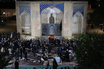 اجتماع عزاداران حسینی - بقعه شیخ امین الدین جبرئیل اردبیل