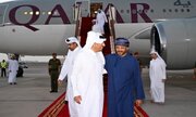 نخست وزیر قطر به عمان رفت