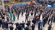 تاسوعای حسینی در پلسفید؛ حماسه آفرینی با بیرق «یا لثارات الخامنه‌ای»