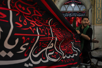آیین سنتی "مشعل گردانی" شب تاسوعا - مشهد