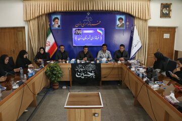 نشست خبری فرماندار رزن با اصحاب رسانه 