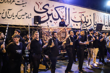 مراسم عزاداری شب نهم محرم - تبریز