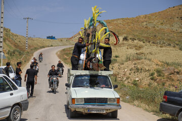 مراسم عزاداری تاسوعای حسینی - روستای درصوفیان