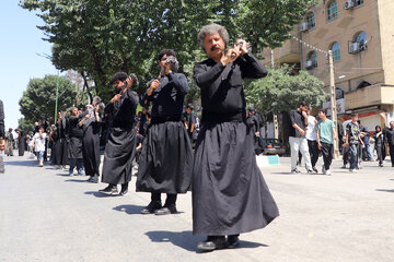 مراسم عزاداری تاسوعای حسینی -کرمانشاه