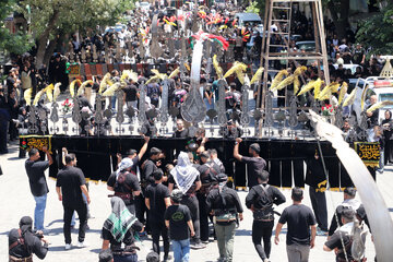 مراسم عزاداری تاسوعای حسینی -کرمانشاه