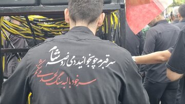 نور در تاسوعای حسینی غرق در سوگ و حماسه شد