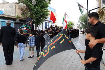 مراسم عزاداری تاسوعای حسینی - اهر