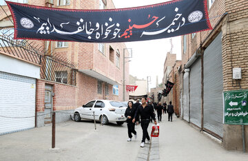 آئین سنتی شمع گردانی در روز تاسوعا - اردبیل