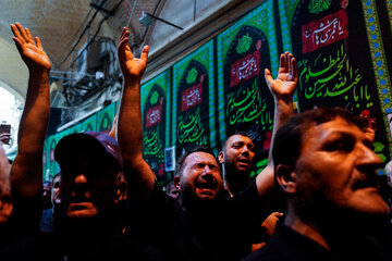 عزاداری تاسوعای حسینی در بازار تهران
