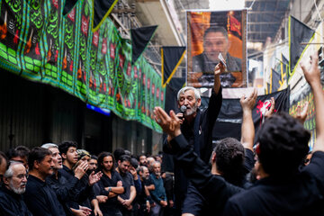 عزاداری تاسوعای حسینی در بازار تهران