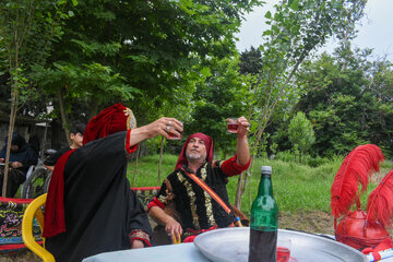 تعزیه خوانی حضرت ابوالفضل(ع) در روستای تازه آباد - نوشهر