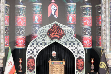 سخنرانی آیت‌الله احمد مروی، تولیت آستان قدس رضوی در خطبه خوانی شب عاشورا - حرم مطهر رضوی