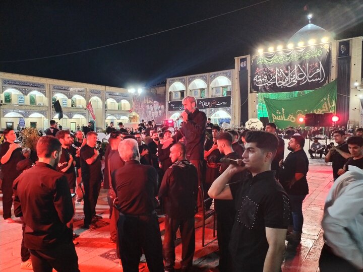 پیشوا در شب تاسوعا غرق در ماتم علمدار کربلا شد