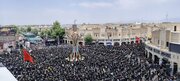 مردم بم بار دیگر شکوه عزاداری را در حسینیه ایران به نمایش گذاشتند
