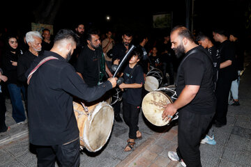 مراسم عزاداری شب عاشورا  گلستان شهدا - اصفهان