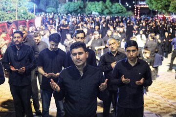 مراسم عزاداری شب عاشورا _بجنورد