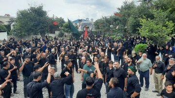 طنین ندای یا حسین(ع) مازندرانی ها در روز عاشورا