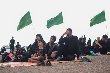 آیین عزاداری در صحرا - سمنان