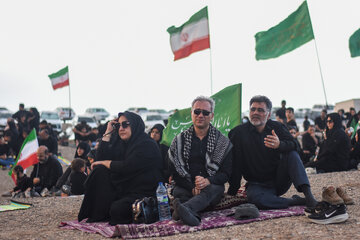 آیین عزاداری در صحرا - سمنان