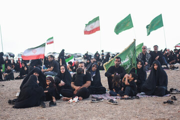 آیین عزاداری در صحرا - سمنان