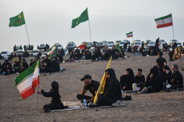 آیین عزاداری در صحرا - سمنان