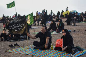 آیین عزاداری در صحرا - سمنان