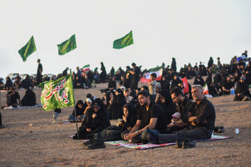 آیین عزاداری در صحرا - سمنان