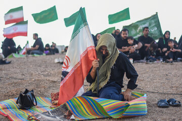 آیین عزاداری در صحرا - سمنان