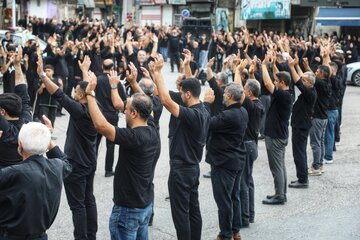 عزاداری عاشورای حسینی - شهر زیراب-سوادکوه