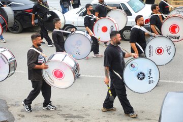 عزاداری عاشورای حسینی - شهر زیراب-سوادکوه