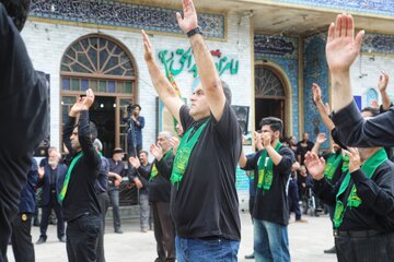 عزاداری عاشورای حسینی - شهر زیراب-سوادکوه