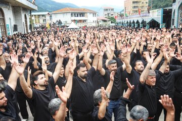 عزاداری عاشورای حسینی - شهر زیراب-سوادکوه
