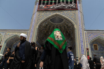 مراسم عزاداری عاشورای حسینی در حرم مطهر رضوی