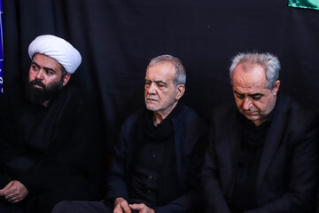 عزاداری تاسوعای حسینی با حضور رییس جمهور- سهند