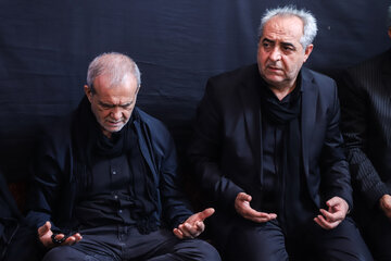 عزاداری تاسوعای حسینی با حضور رییس جمهور- سهند