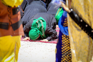 آیین خیمه سوزان عاشورا - قم