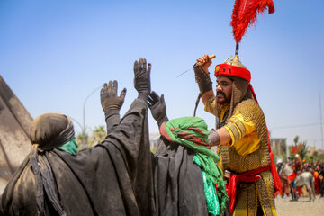 آیین خیمه سوزان عاشورا - قم