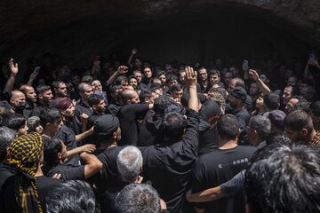 مراسم ظهر عاشورا - معبد مهر مراغه