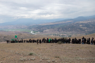 مراسم عزاداری عاشورا - روستای گنجه؛ رودبار