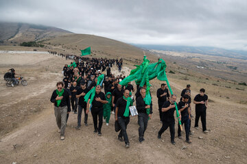 مراسم عزاداری عاشورا - روستای گنجه؛ رودبار