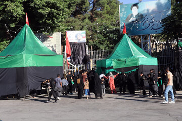 مراسم آیینی خیمه سوزان عصر عاشورا - کرمانشاه