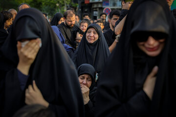 مراسم آیینی خیمه سوزان ظهر عاشورا - مشهد