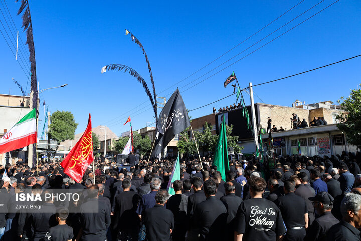 وقتی چهارمحال و بختیاری در عزای امام حسین (ع)به رنگ ماتم درآمد