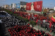 بزرگداشت عاشورا با حضور گسترده مردمی و پیام‌های ایستادگی ذز لبنان