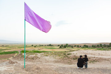 آیین سنتی خیمه سوزان و شام غریبان–روستای مرزان