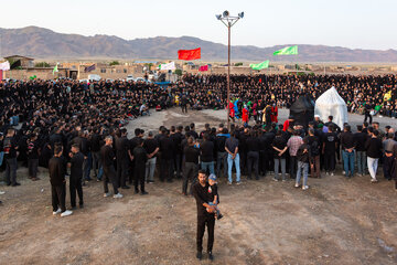 آیین سنتی خیمه سوزان و شام غریبان–روستای مرزان