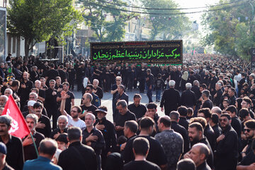 عزاداری یوم الزینب (س) در زنجان